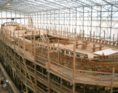 Le chantier de l'Hermione